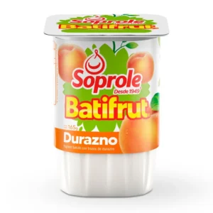 Yogurt Batifrut Trozos Durazno Soprole 165 Gramos.