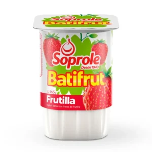 Yogurt Batifrut Trozos Frutilla Soprole 165 Gramos.