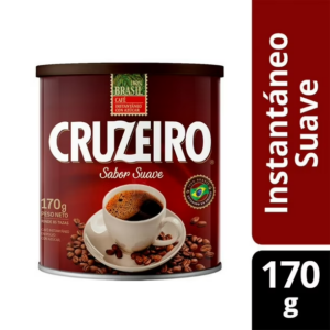Café Instantáneo Cruzeiro Sabor Suave 170 Gramos.