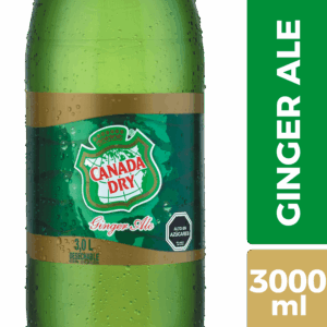 Bebida Canada Dry Ginger Ale Desechable 3 Lts.