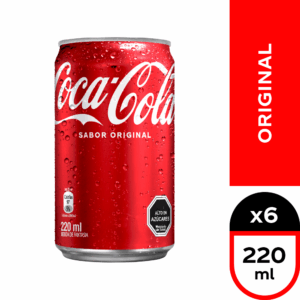 Bebida Coca-Cola Original Mini 220 Cc.