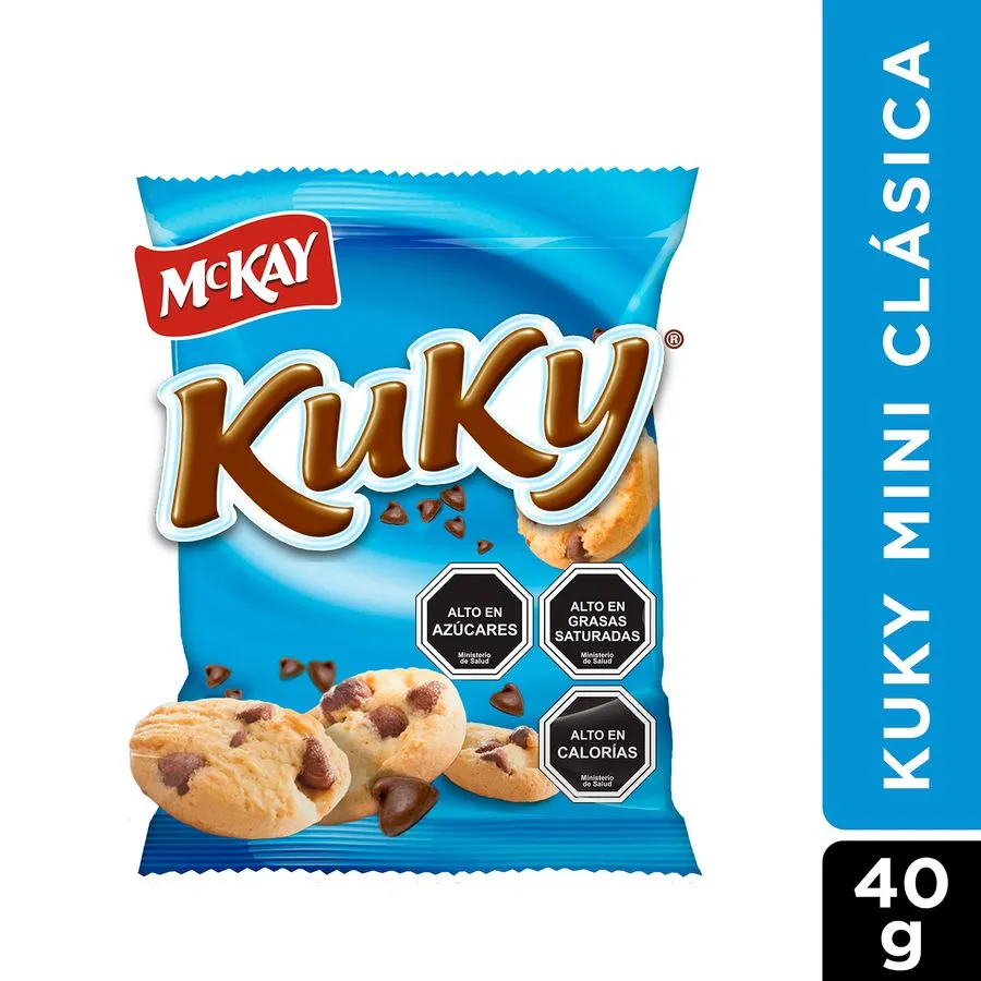 Galletas Chips Kuky Mini Mckay 40 Gramos.