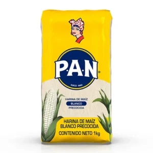 Harina de Maíz P.A.N. Blanca Pan 1 kilo.