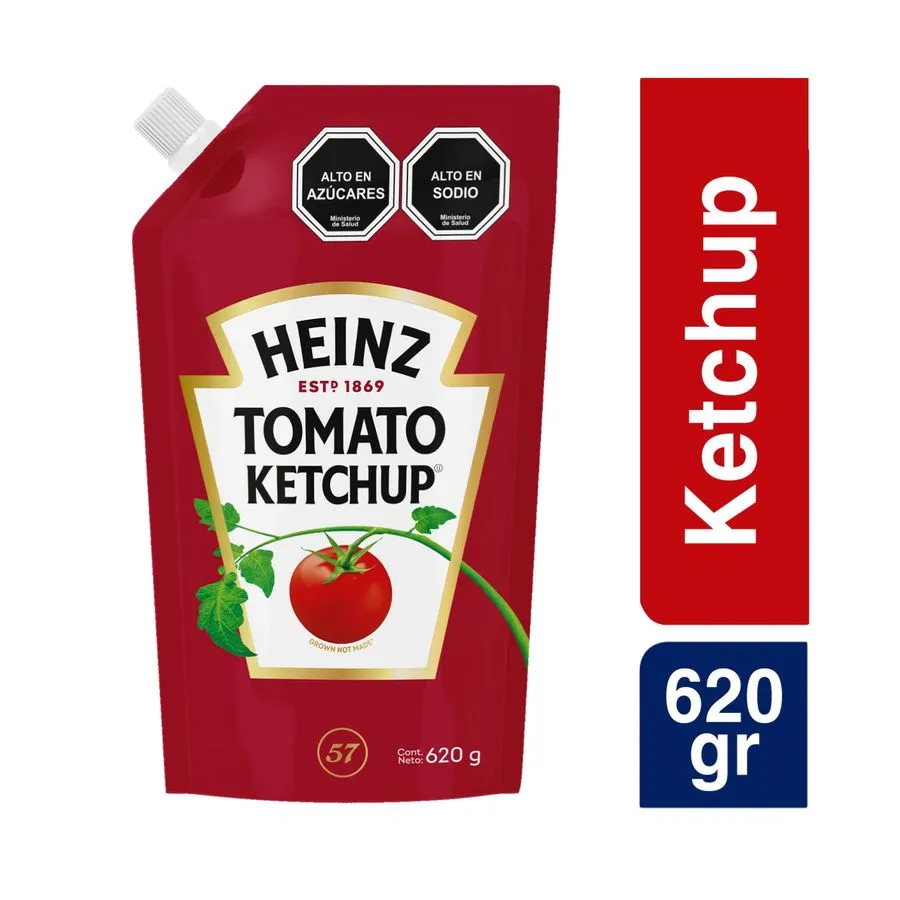 Tomato Kétchup Heinz Doypack 620 Gramos.