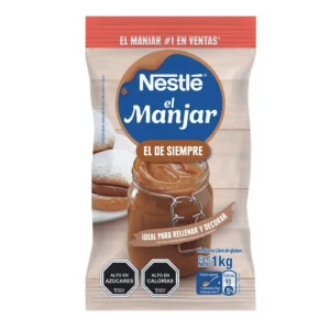 Manjar Nestlé El Manjar Clásico Bolsa 1 Kilo.