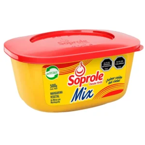 Margarina Mix con Mantequilla Soprole Pote 500 Gramos.