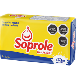 Margarina Vegetal Soprole 125 Gramos
