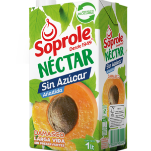Néctar Damasco Soprole Sin Azucar Añadida 1 Lt.