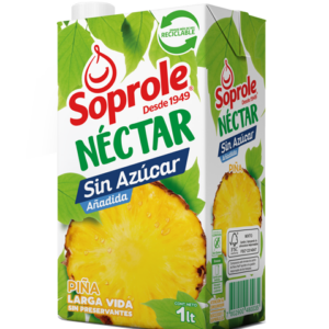 Néctar Piña Soprole Sin Azucar Añadida 1 Lt.