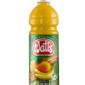 Jugo Néctar Sabor Naranja Platano Watt´s 1,5 Lts.