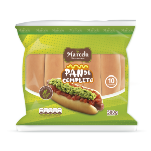 Pan Para Completo Lengua Chica 10 Unidades 500 Gramos