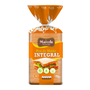 Pan de Molde Familiar Integral Marcelo 750 Gramos