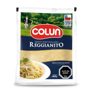 Queso Rallado Reggianito Colun 40 Gramos