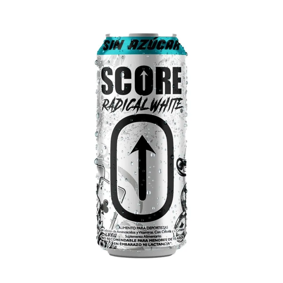 Bebida Energética Score Radical Whithe Lata 473 Cc.