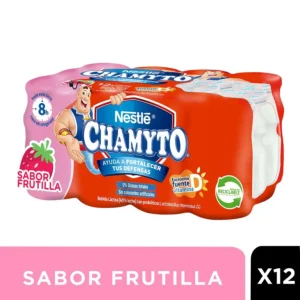 Probiótico Chamyto Frutilla 12 Unidades 80 Ml.