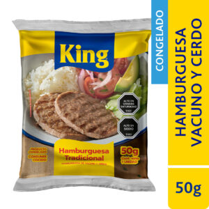 Hamburguesa Tradicional King 50 Gramos.