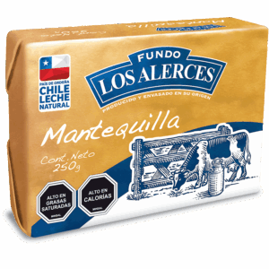 Mantequilla Con Sal Fundo Los Alerces 250 Gramos.