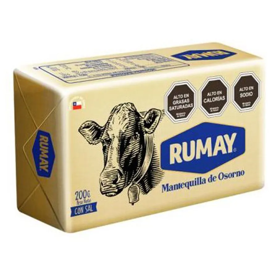 Mantequilla de Osorno Con Sal Rumay 200 Gramos