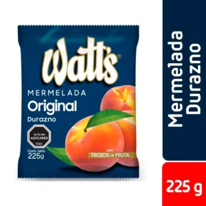 Mermelada Watt's Durazno 225 Gramos.