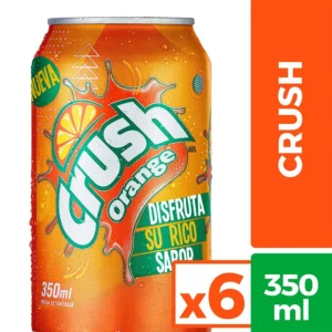 Bebida Gaseosa Orange Crush Original 350 Ml.