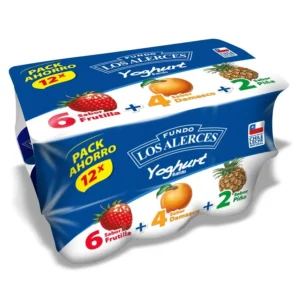 Yoghurt Los Alerces Pack 12 Unidades (120 Gramos).