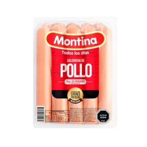Salchicha de Pollo Montina 20 Unidades 1 Kilo