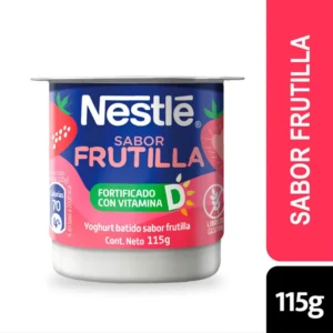 Yoghurt Batido Nestlé Frutilla 115 Gramos.