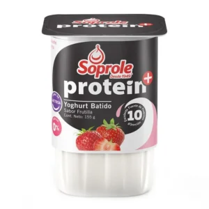 Yogurt Soprole Proteína Frutilla 155 Gramos.