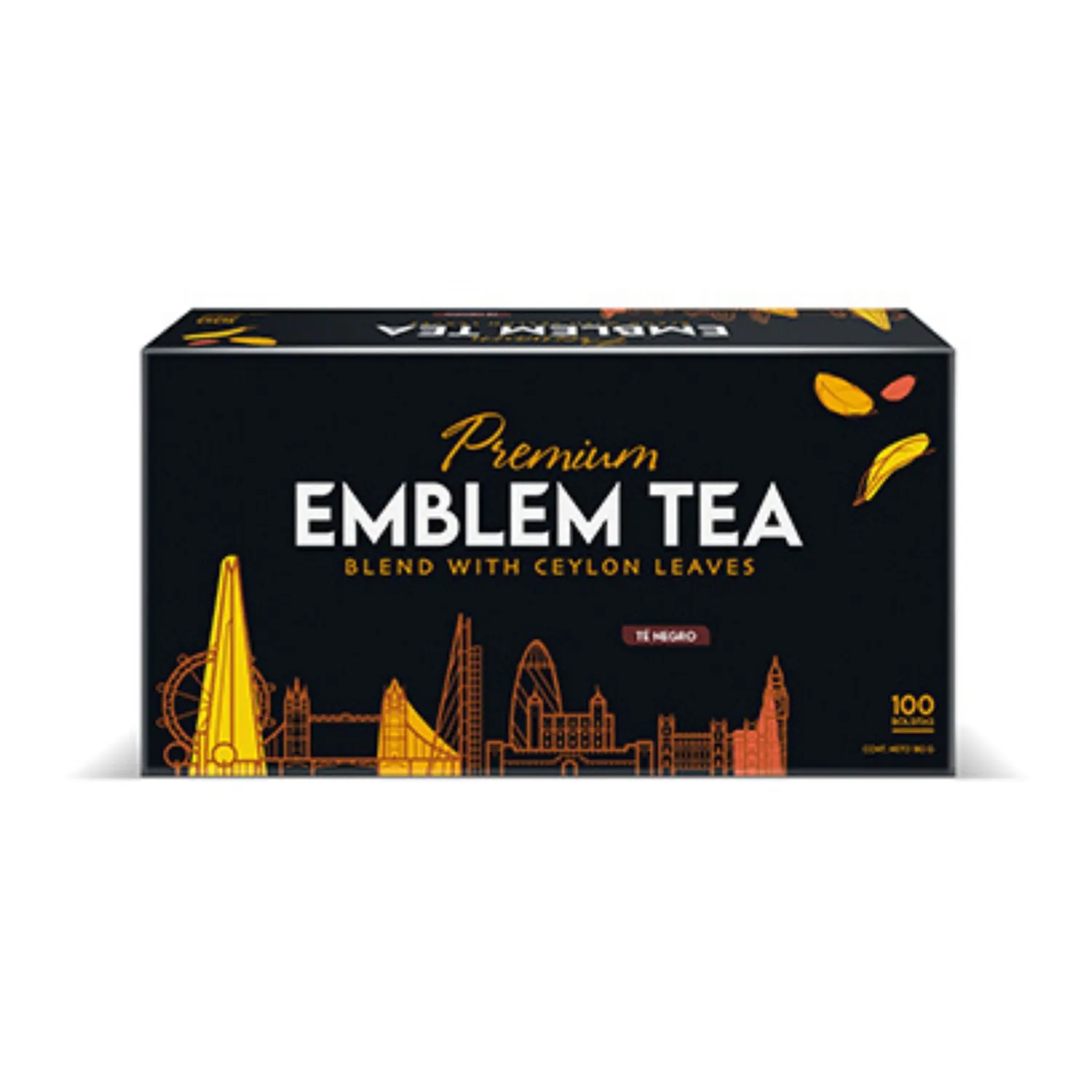Té Premium Emblem Tea 100 Bolsitas